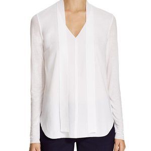 Elie Tahari Blouse Long Sleeve with Tie